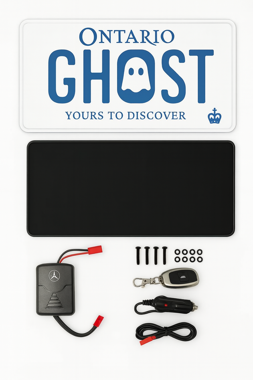 Blackout Privacy Ghost Plate®